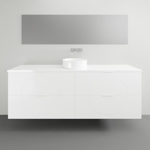 Timberline Sutherland House Retro Wall Hung Vanity - 1800mm Single Basin | The Blue Space