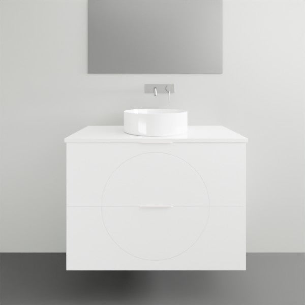 Timberline Sutherland House Retro Wall Hung Vanity - 900mm Single Basin | The Blue Space