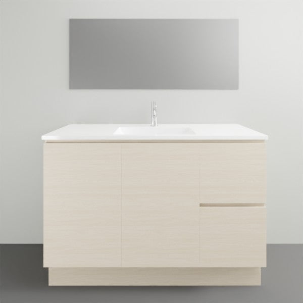 Timberline Swift Floor Standing Vanity with Ceramic Top - 1200mm Single Basin | The Blue Space