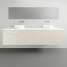 Timberline Taylor Wall Hung Vanity with Silksurface Top - 2100mm Double Basin | The Blue Space