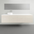 Timberline Taylor Wall Hung Vanity with Silksurface Top - 2100mm LH Basin | The Blue Space