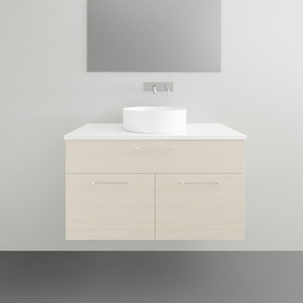 Timberline Taylor Wall Hung Vanity with Silksurface Top - 900mm Single Basin | The Blue Space