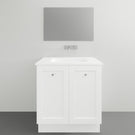 Timberline Victoria Floor Standing Vanity with Alpha Ceramic Top - 750mm Single Basin | The Blue Space