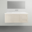 Timberline Victoria Wall Hung Vanity with Alpha Ceramic Top - 1200mm Single Basin | The Blue Space