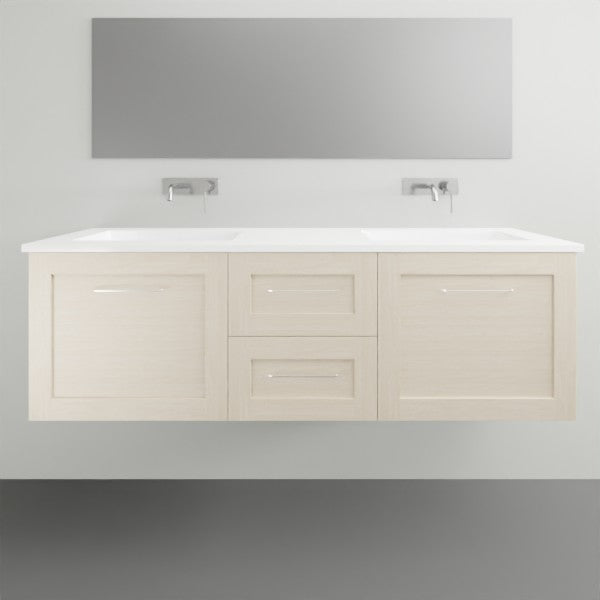 Timberline Victoria Wall Hung Vanity with Alpha Ceramic Top - 1500mm Single Basin | The Blue Space