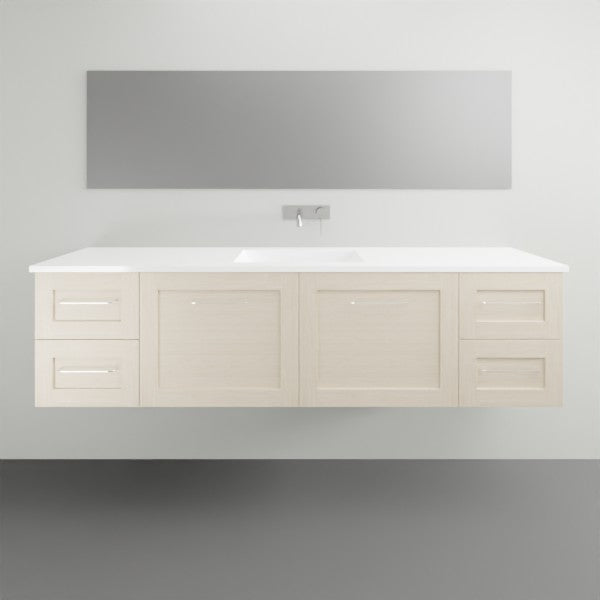 Timberline Victoria Wall Hung Vanity with Alpha Ceramic Top - 1800mm Single Basin | The Blue Space