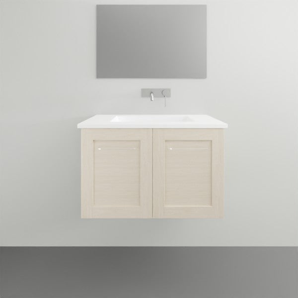 Timberline Victoria Wall Hung Vanity with Alpha Ceramic Top - 750mm Single Basin | The Blue Space