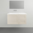 Timberline Victoria Wall Hung Vanity with Alpha Ceramic Top - 900mm Single Basin | The Blue Space