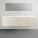 Timberline Victoria Wall Hung Vanity with Silksurface Freedom Top - 1800mm Single Basin | The Blue Space