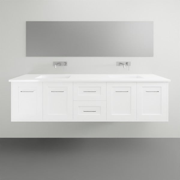 Timberline Victoria Wall Hung Vanity with Silksurface Top & Under Coun