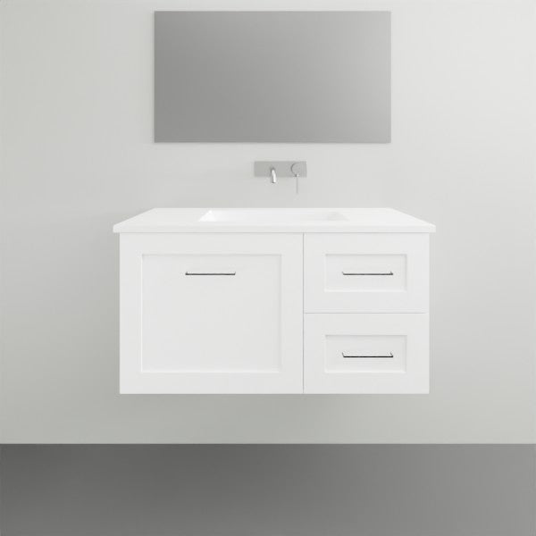 Timberline Victoria Wall Hung Vanity with Silksurface Top & Under Counter Basin