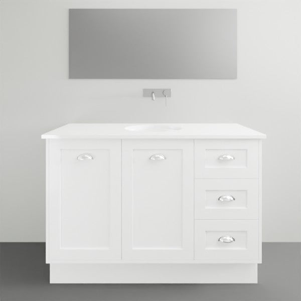 Timberline Victoria Wall Hung Vanity with Under Counter Basin - 1200mm Single Basin | The Blue Space
