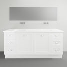 Timberline Victoria Wall Hung Vanity with Under Counter Basin - 1800mm Double Basin | The Blue Space