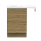 Timberline Oscar Floor Standing Vanity - LH Bowl 800mm Top / 550mm Cabinet | The Blue Space