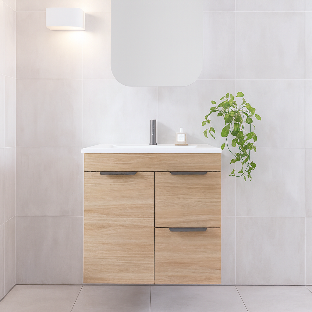 Timberline Bargo Wall Hung Vanity with Alpha Ceramic Top