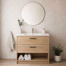 Timberline Kansas Floor Standing Vanity with Regal Acrylic Top