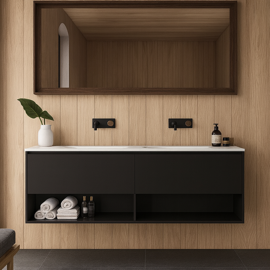 Timberline Kansas Wall Hung Vanity with Haven Top