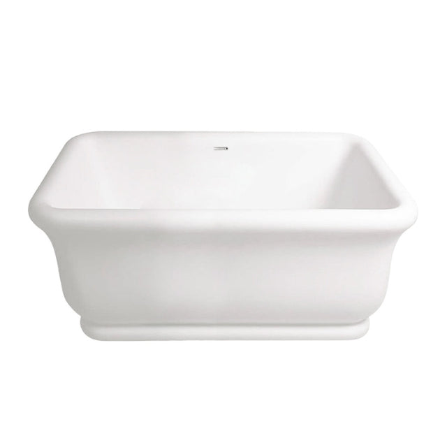 Turner Hastings Kirkham 160 TitanCast Bath with Overflow - Satin Silk. Traditional baths at The Blue Space