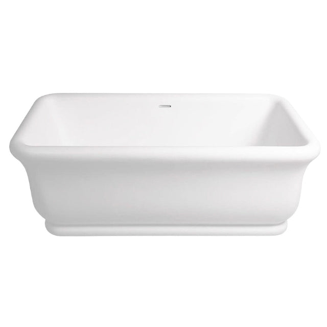 Turner Hastings Kirkham 180 TitanCast Bath with Overflow - Satin Silk
