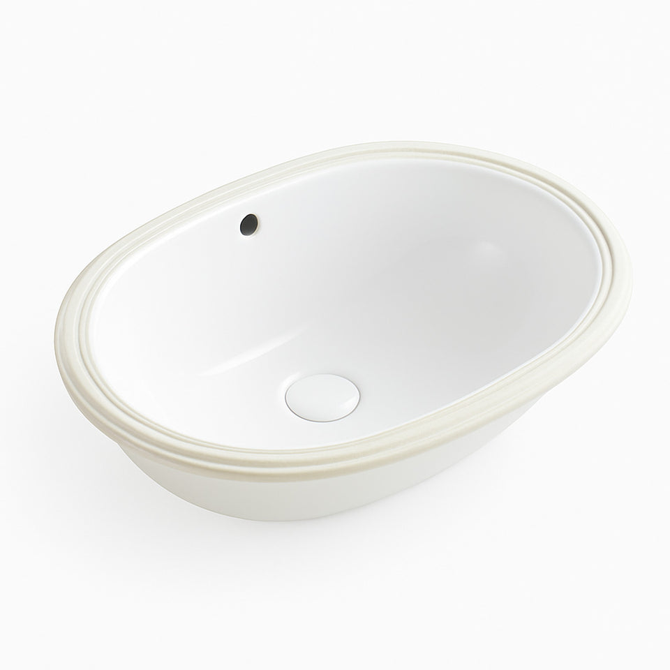Turner Hastings Narva 57x 39 Undercounter Pill Basin - Gloss White