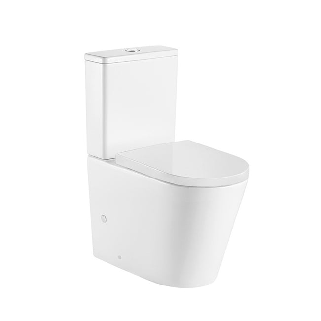 Turner Hastings Fino WhisperFlush Matte White Back to Wall Toilet Suite with Thick Seat - Geberit Internals