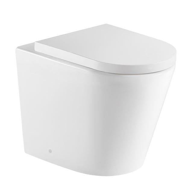 Turner Hastings Fino WhisperFlush Inwall Toilet Suite Matte White with Thick Seat - Geberit Cistern