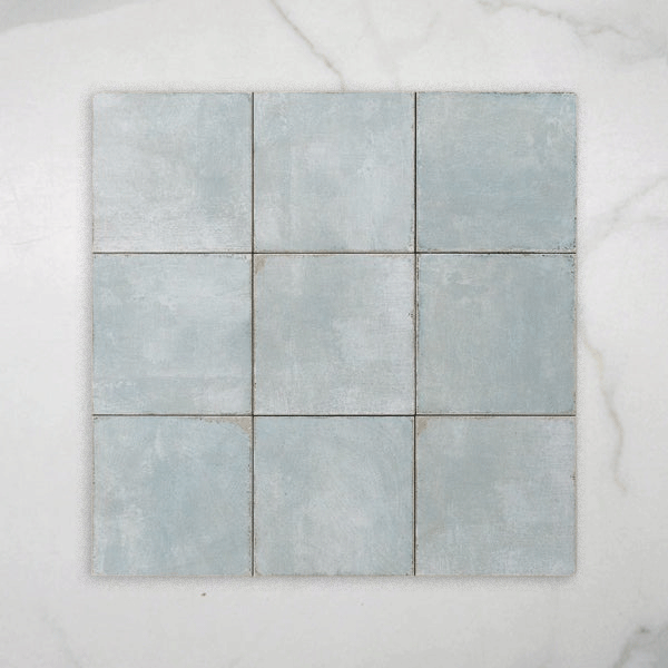 Valencia Ocean Blue Matt P4 Cushioned Edge Porcelain Tile 150x150mm