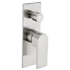 Nero Vitra Shower Mixer with Diverter - Brushed Nickel online at The Blue Space