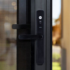 Yale Unity Security Screen Door Lock Matt Black - The Blue Space