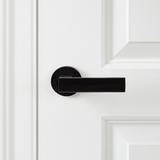 Zanda Boston Passage Door Handle Set Matte Black - The Blue Space