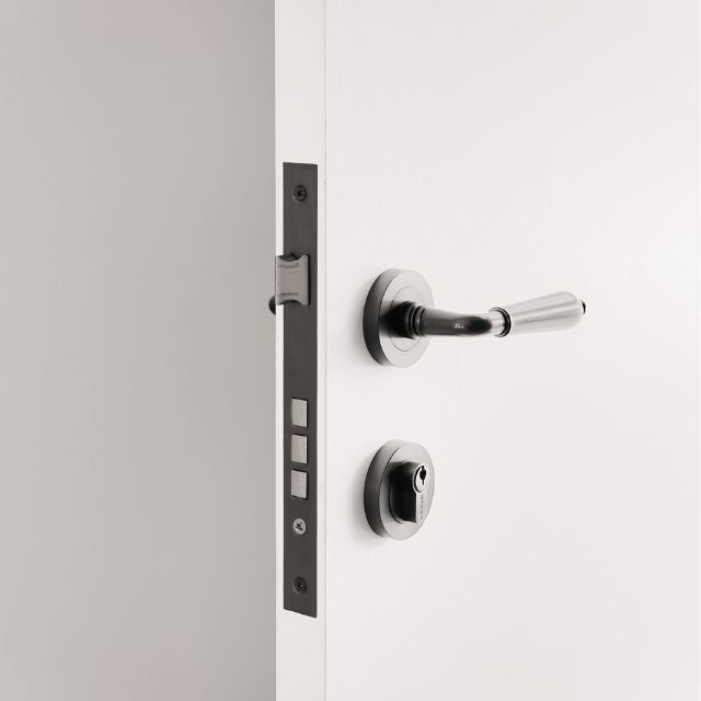 Zanda Oxford Entrance Set 70mm Key/Key Graphite Nickel