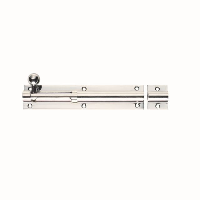 Zanda Heavy Duty Barrel Bolt 150 x 31mm, 30mm Throw Brushed Nickel