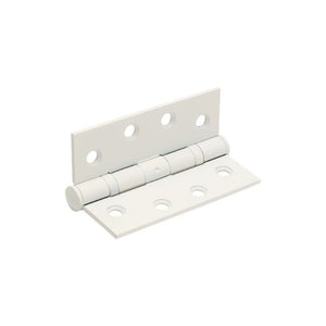 Zanda Butt Hinge Fixed Pin 100 x 100mm White