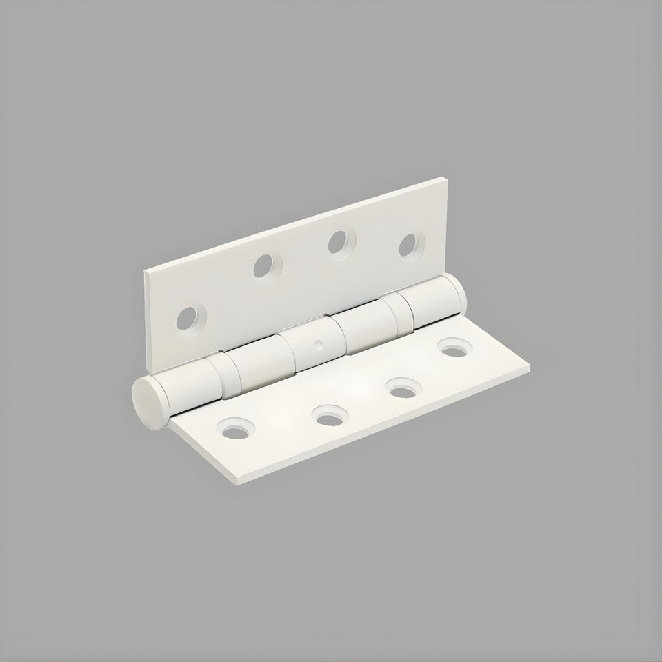 Zanda Butt Hinge Loose Pin 100 x 75mm White
