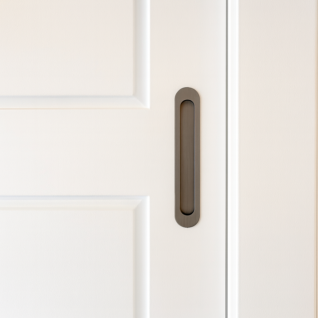 Zanda Duke Flush Pull 250 x 40mm Graphite Nickel at The Blue Space