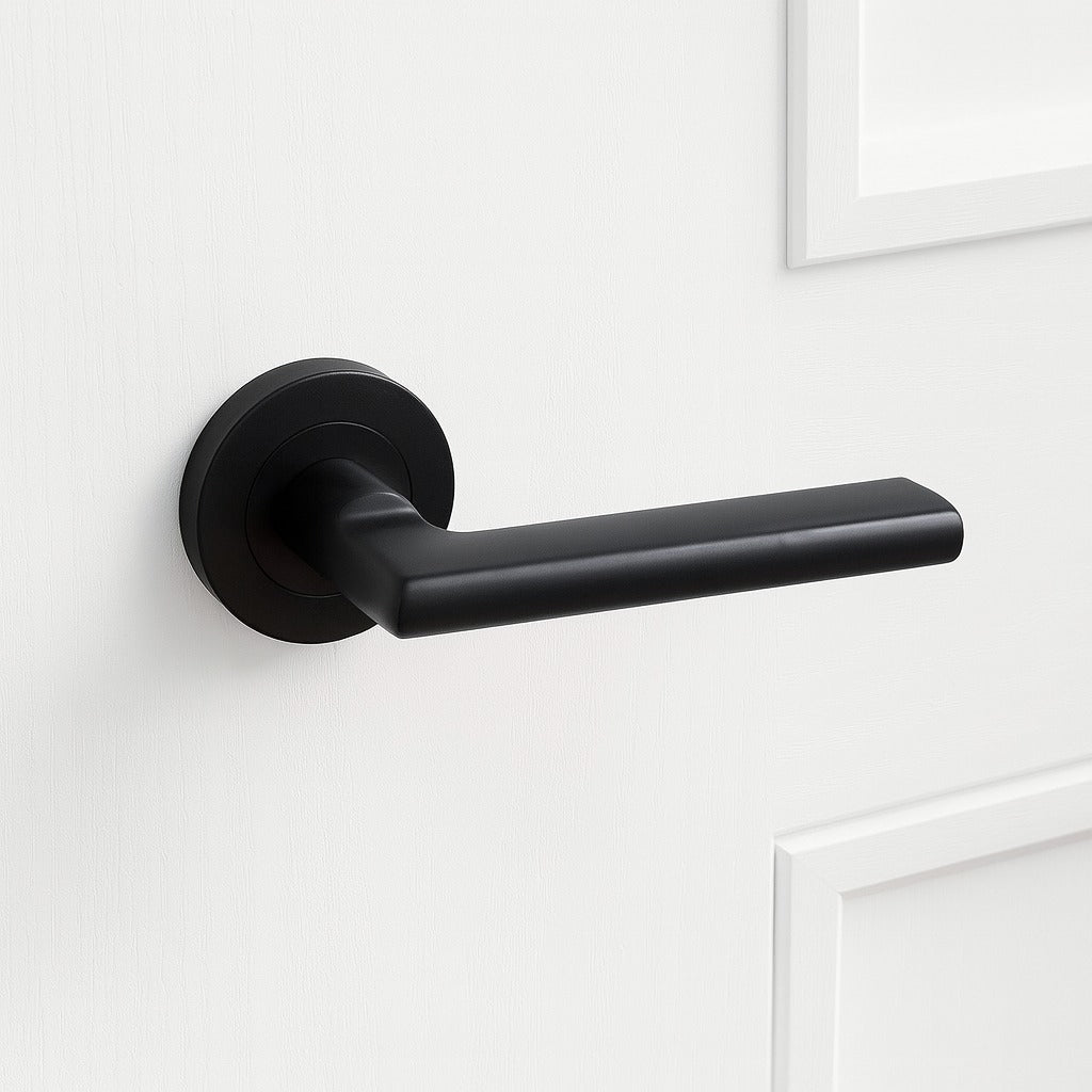 Zanda Epic Passage Door Handle Set Matte Black