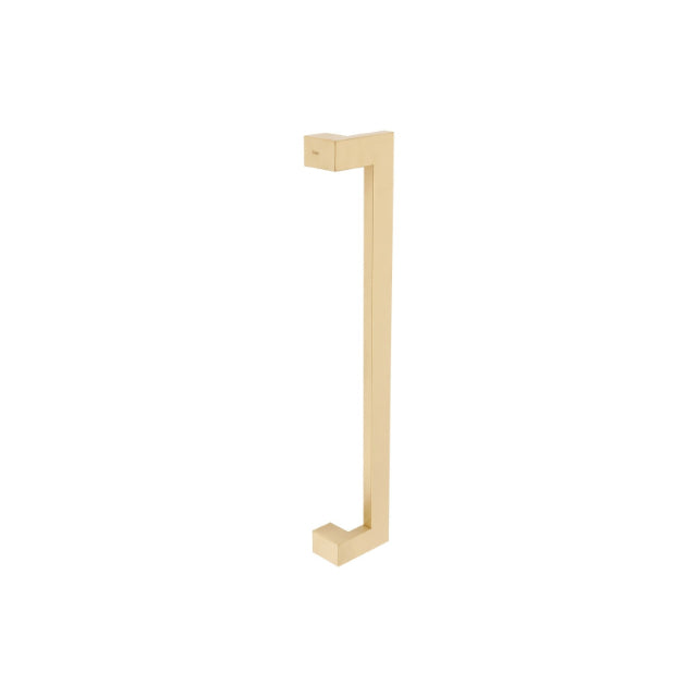 Zanda Polo Offset Pull Handles 640mm Satin Brass