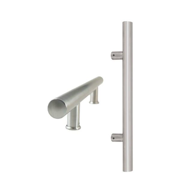 Zanda Round Profile Pull Handles 300mm Stainless Steel