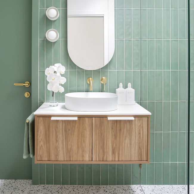 ADP Clifton Ensuite Vanity with Durasein Top CLIECS0900WHCDU - The Blue Space