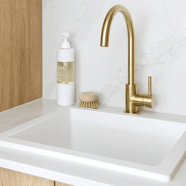 ADP Bellevue Small Rectangular Sink Matte White 405mm