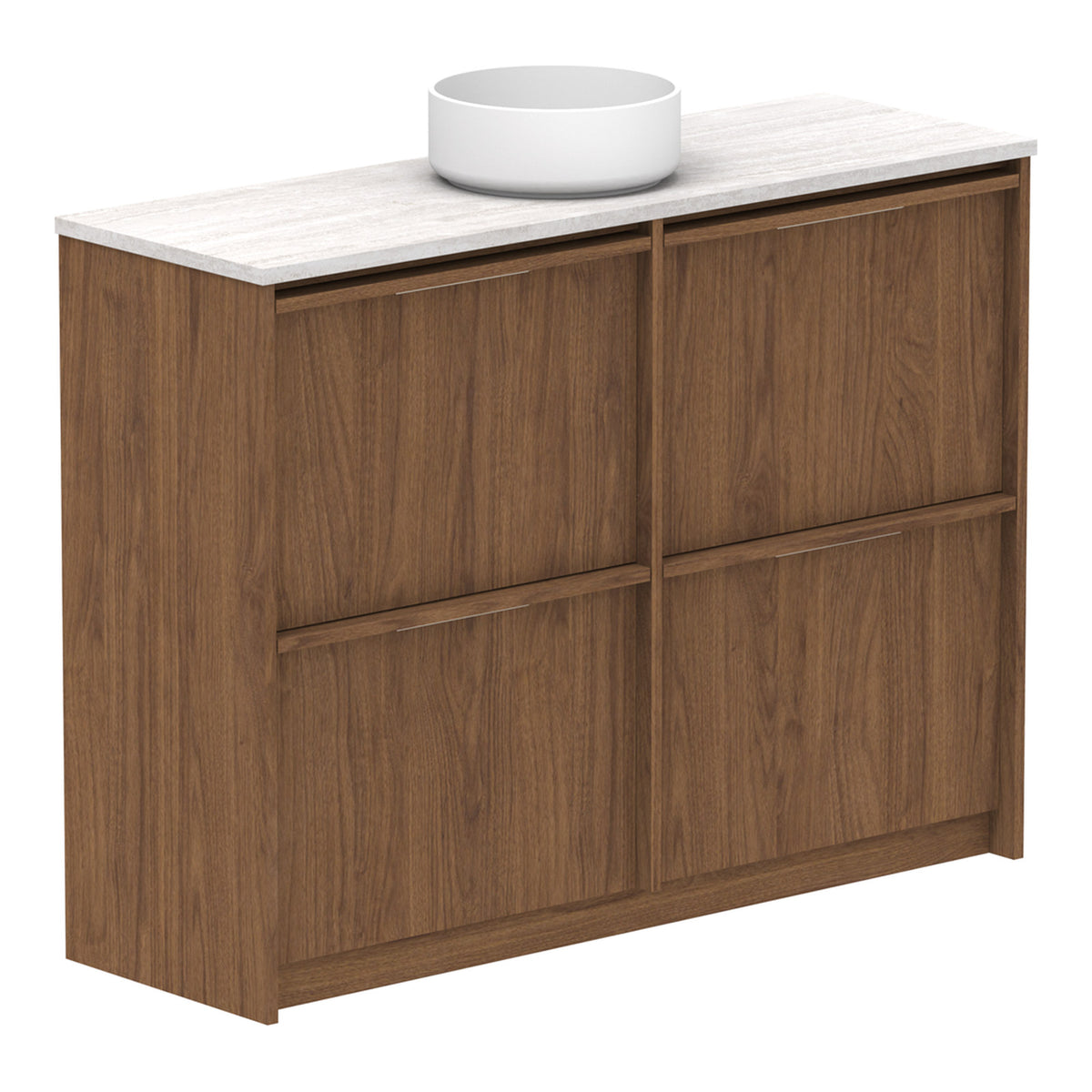 ADP Eli Ensuite 1200mm Centre Bowl Floor Standing Vanity ELIEAW1200WKCCS - The Blue Space