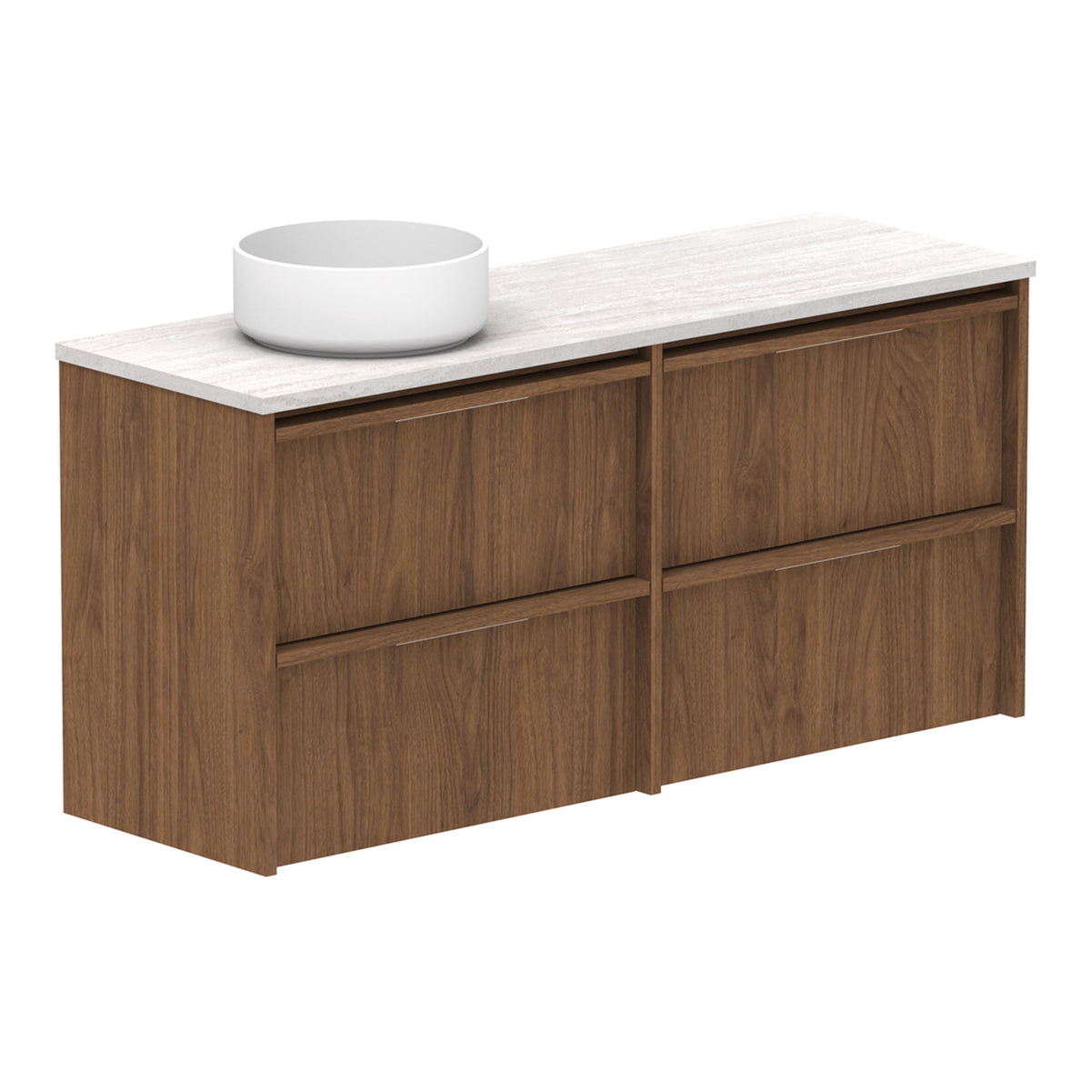 ADP Eli Ensuite 1200mm Left Bowl Wall Hung Vanity ELIEAW1200WHLCS - The Blue Space