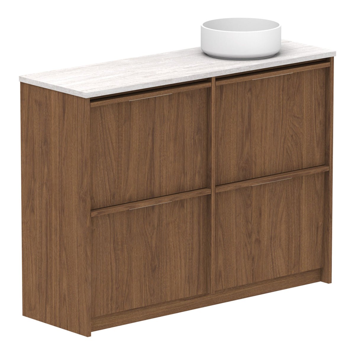 ADP Eli Ensuite 1200mm Right Bowl Floor Standing Vanity ELIEAW1200WKRCP - The Blue Space