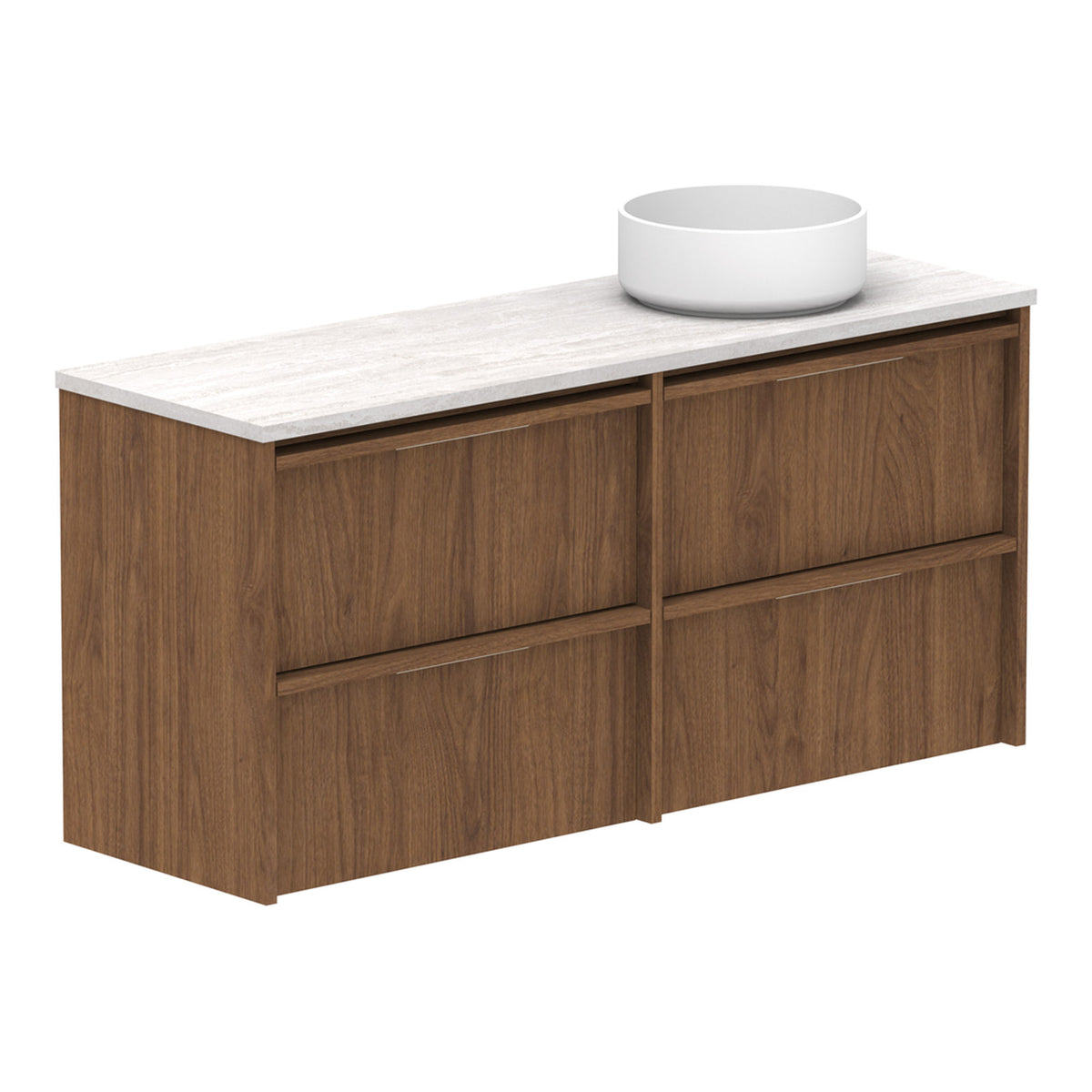 ADP Eli Ensuite 1200mm Right Bowl Wall Hung Vanity ELIEAW1200WHRCS - The Blue Space