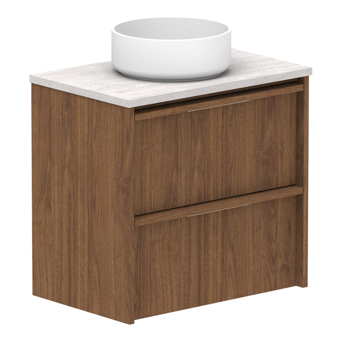 ADP Eli Ensuite 600mm Centre Bowl Wall Hung Vanity ELIEAW0600WHCCP - The Blue Space