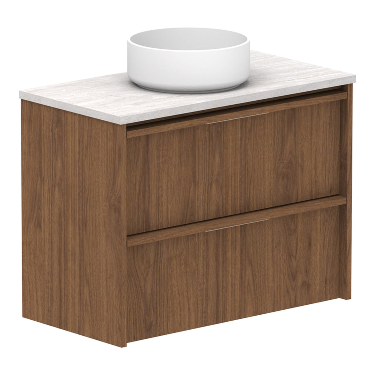 ADP Eli Ensuite 750mm Centre Bowl Wall Hung Vanity ELIEAW0750WHCCP - The Blue Space