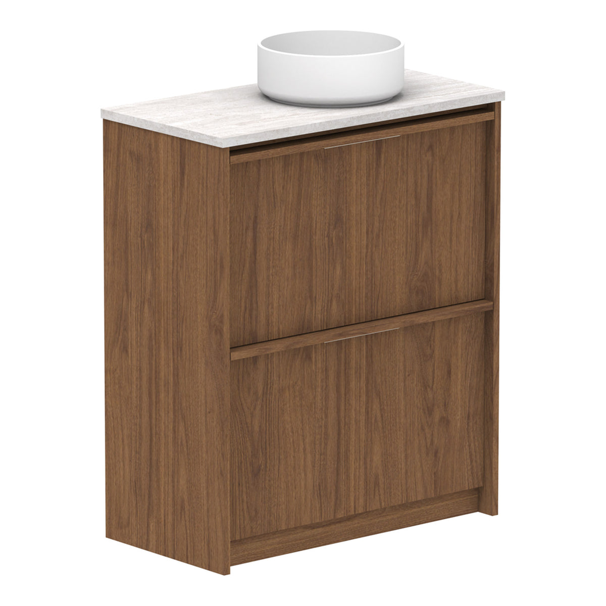 ADP Eli Ensuite 750mm Right Bowl Floor Standing Vanity ELIEAW0750WKRDU - The Blue Space
