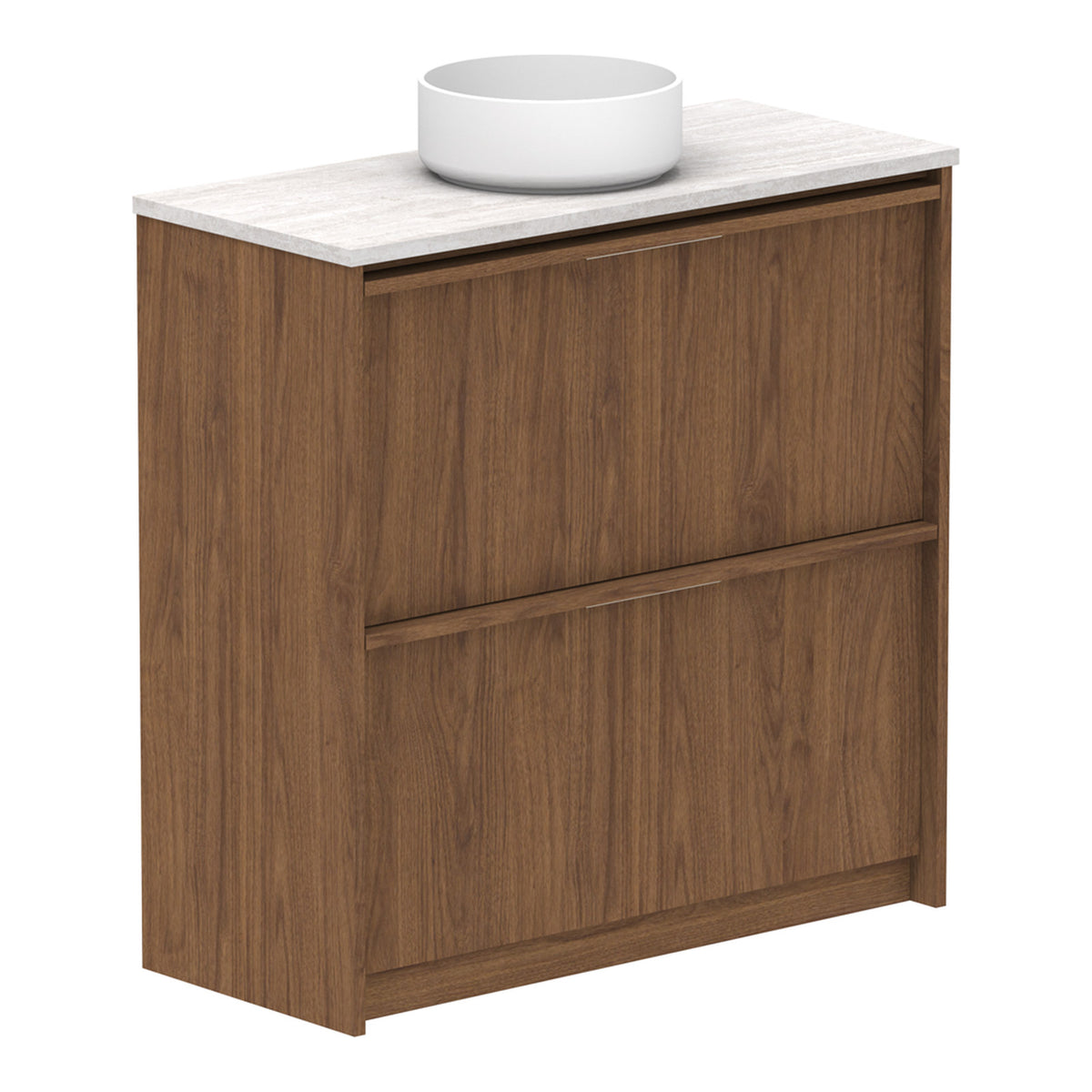 ADP Eli Ensuite 900mm Centre Bowl Floor Standing Vanity ELIEAW0900WKCCP - The Blue Space
