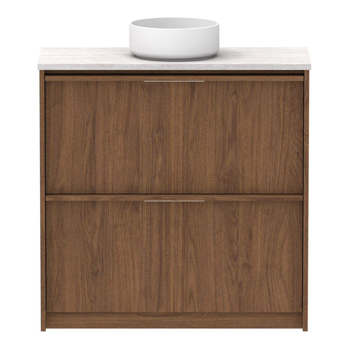 Front ADP Eli Ensuite 900mm Centre Bowl Floor Standing Vanity ELIEAW0900WKCCS - The Blue Space