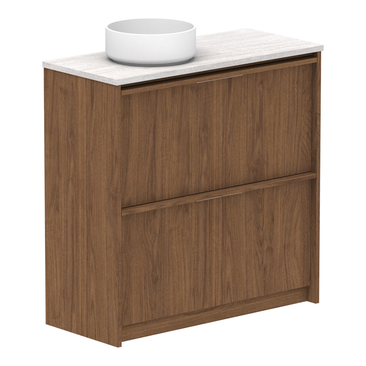 ADP Eli Ensuite 900mm Left Bowl Floor Standing Vanity ELIEAW0900WKLCS - The Blue Space